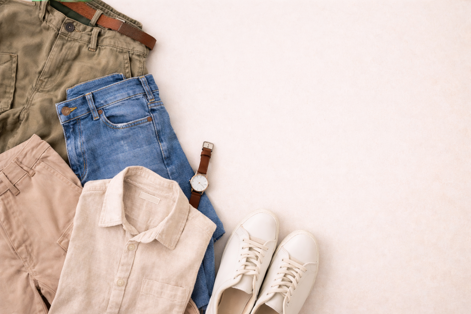 Men’s Clothes Guide: Cargo Jeans, Chinos & Linen Shirts